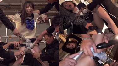 立ち拘束股広げ限界イカせ！ 逃げたくても逃げられない回避不能の淫膣に○○極限刺激